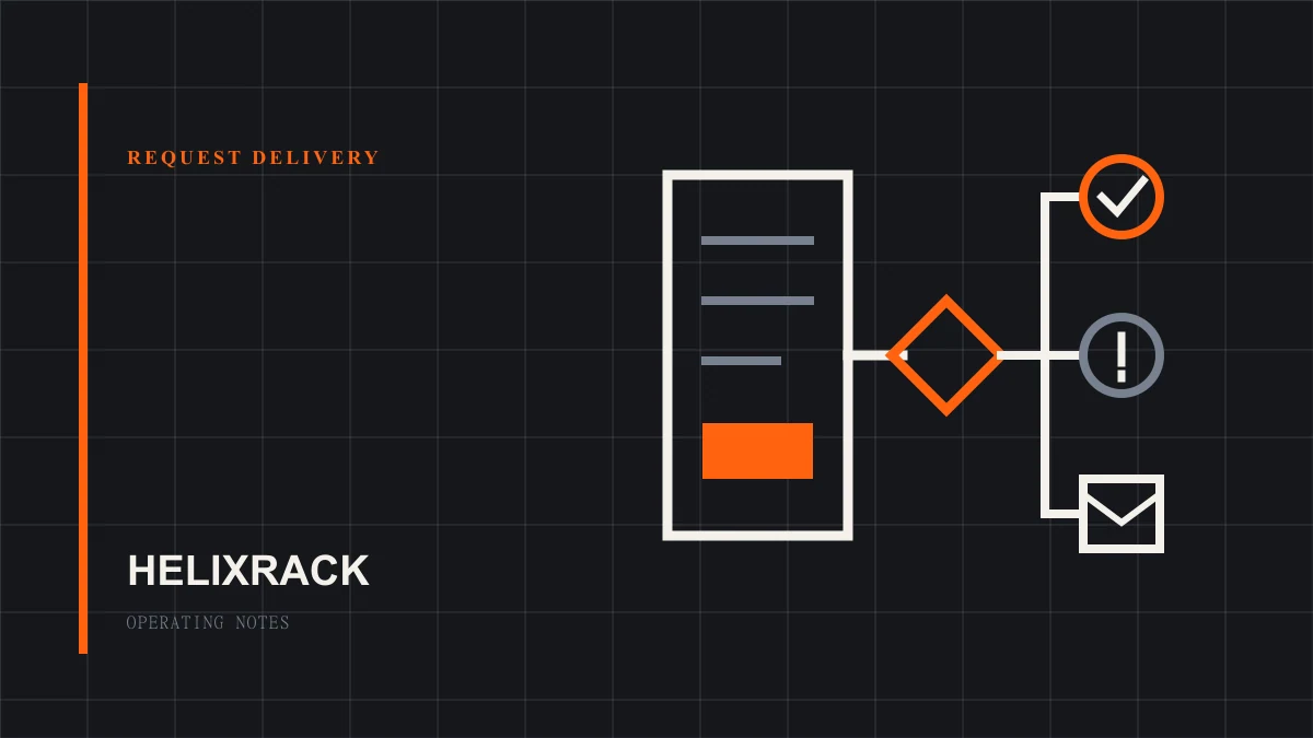 A request form reaching the relay, with confirmation, visible failure, and email fallback paths.